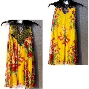 Double Zero brand, Yellow Babydoll Blouse